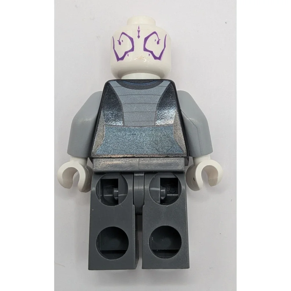 LEGO Star Wars Minifigure Asajj Ventress White Head Purple Markings